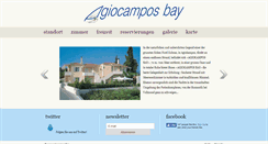 Desktop Screenshot of de.agiocamposbay.gr